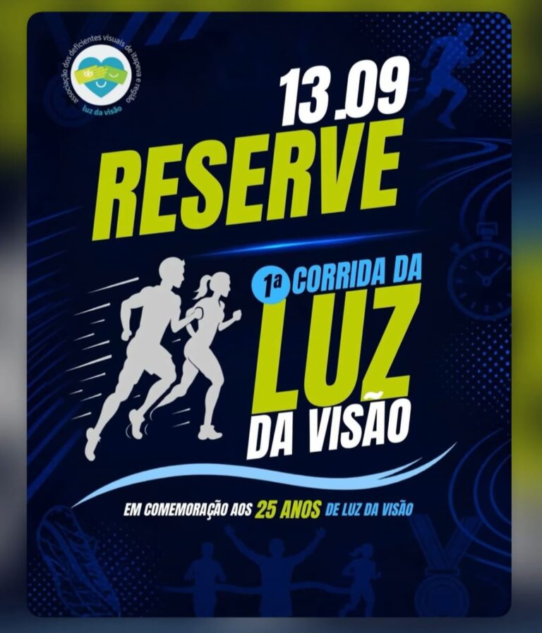 1ª Corrida da Luz da Visão: Evento esportivo celebra 25 anos da associação em Itapeva